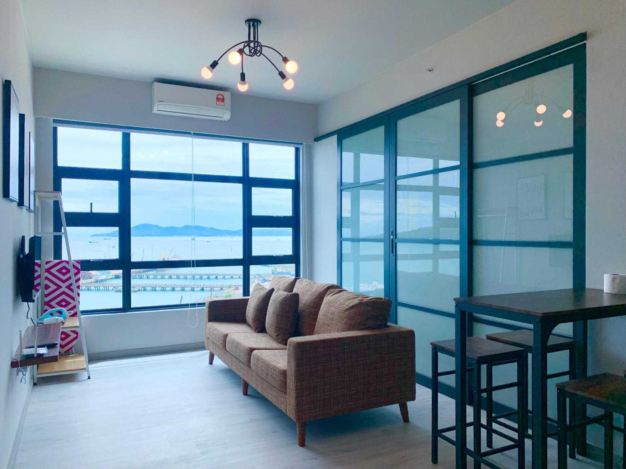 Sunset Seaview Vacation Condos @ Jesselton Quay Kota Kinabalu Kamer foto
