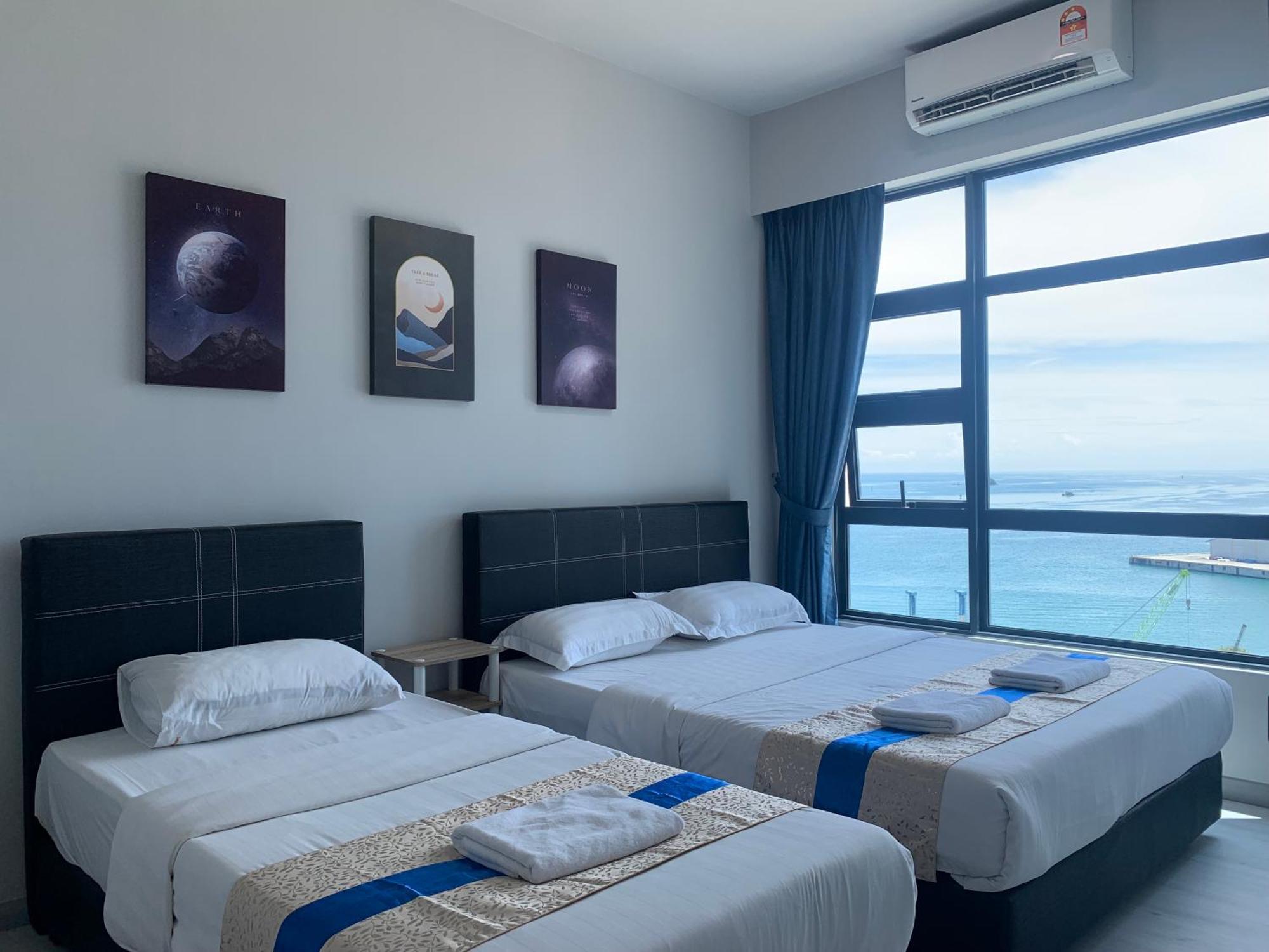 Sunset Seaview Vacation Condos @ Jesselton Quay Kota Kinabalu Kamer foto
