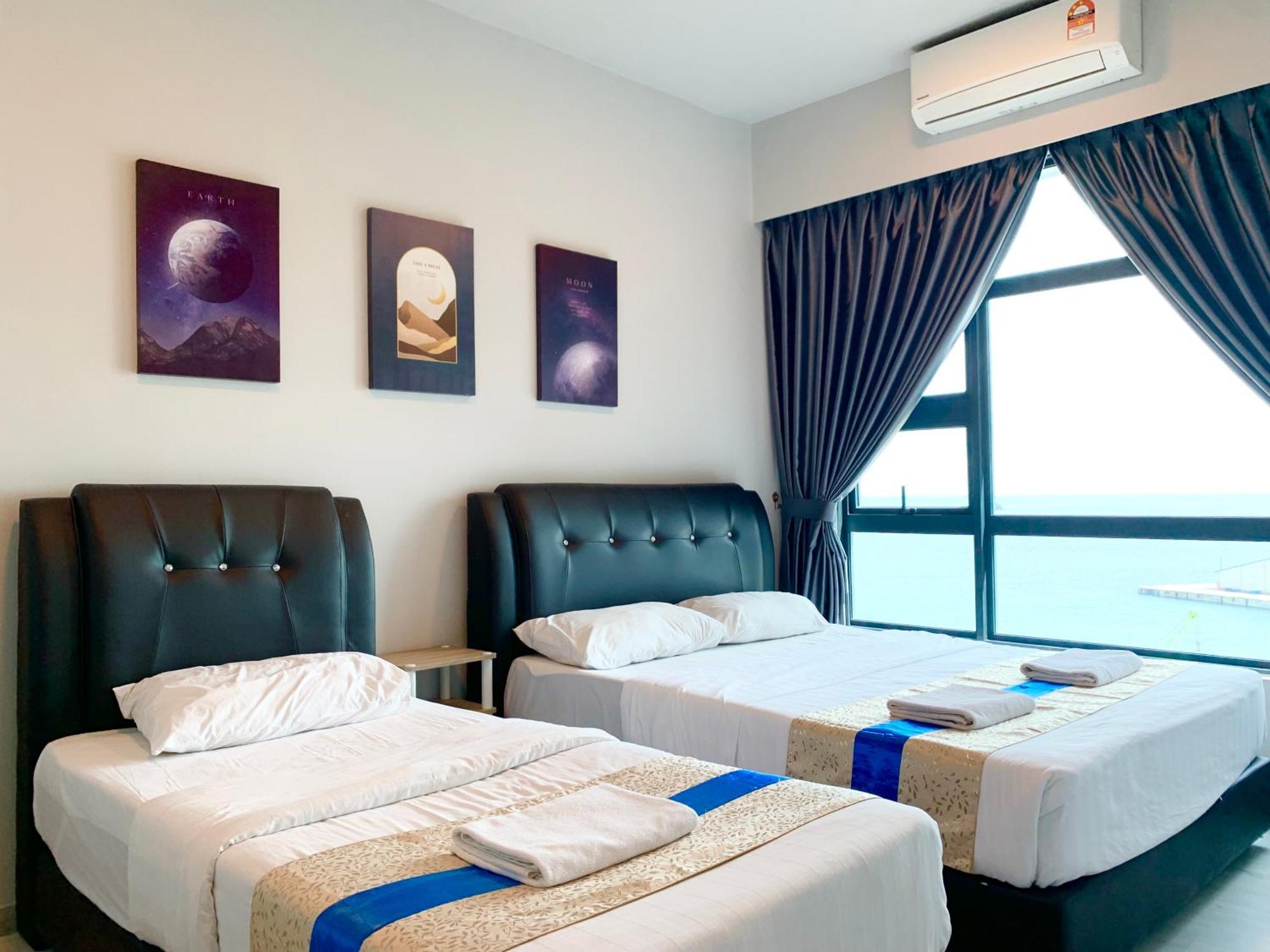 Sunset Seaview Vacation Condos @ Jesselton Quay Kota Kinabalu Kamer foto